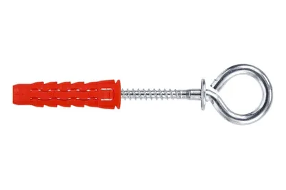 WKRĘT-MET Kołki uniwersalne z hakiem oczkowym 8,0 x 40 (25szt)