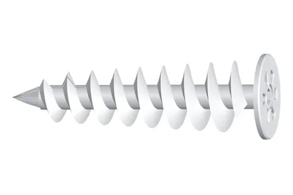 WKRĘT-MET Wkręty spiralne tworzywowe do styropianu 50 x 28 (10szt)