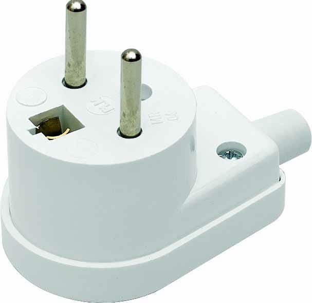 POLMARK Wtyczka kątowa z uziemieniem 16A