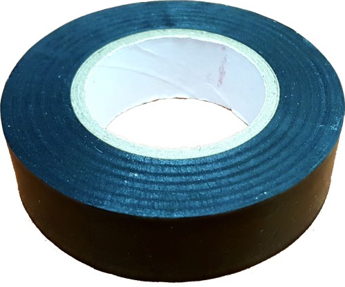 POLMARK Taśma elektroizolacyjna (OP.Z. 10) 0,13mm x 15mm x 10m, Czarny