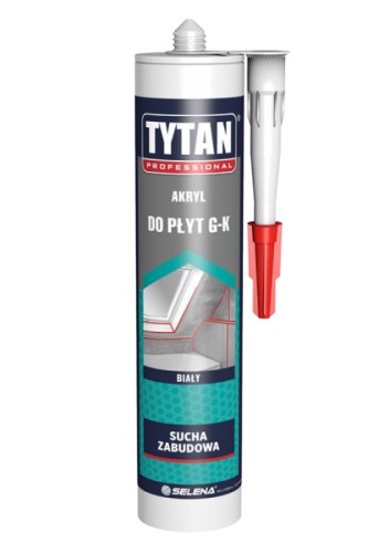 TYTAN PROFESSIONAL Akryl do płyt G-K 280 ml biały