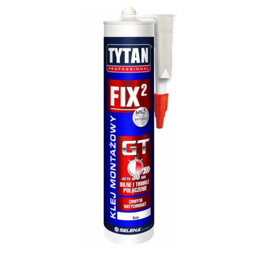 TYTAN PROFESSIONAL FIX2 GT Klej Montażowy 290 ml biały