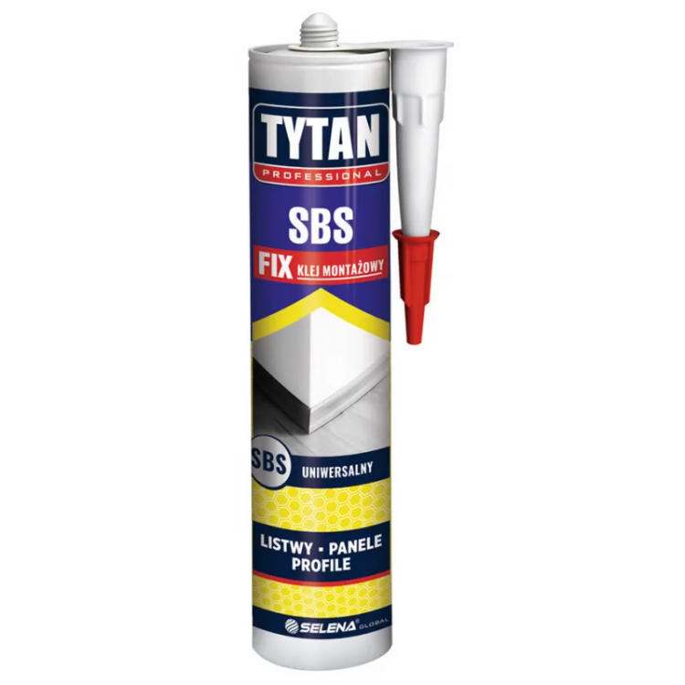 TYTAN PROFESSIONAL SBS FIX Klej montażowy 290 ml żółty