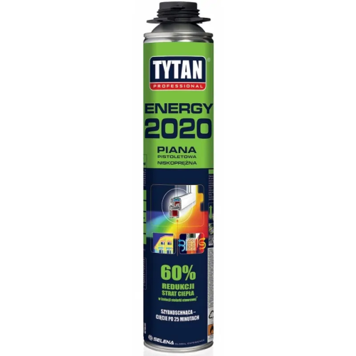 TYTAN PROFESSIONAL Energy 2020 Piana Pistoletowa 750 ml  rękawiczki