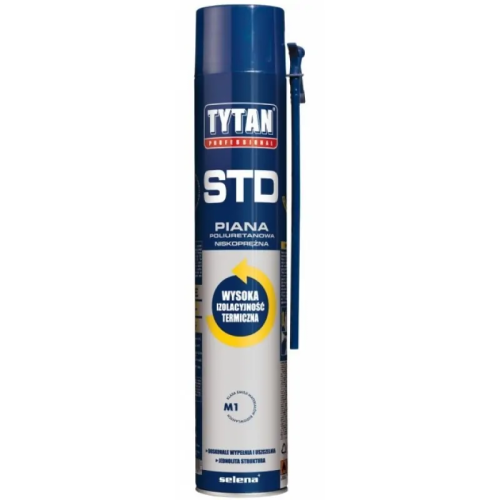 TYTAN PROFESSIONAL STD Wielosezonowa Piana Wężykowa ERGO 750 ml  rękawiczki litografia