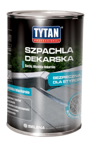 TYTAN PROFESSIONAL Szpachla dekarska 310 ml czarny