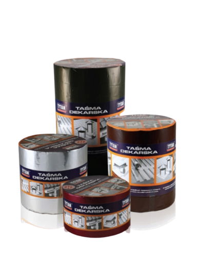 TYTAN PROFESSIONAL RS TAPE Taśma dekarska uszczelniająca wzmocniona 15cm x 10m antracyt