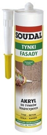 SOUDAL Akryl do tynków biały 280 ml