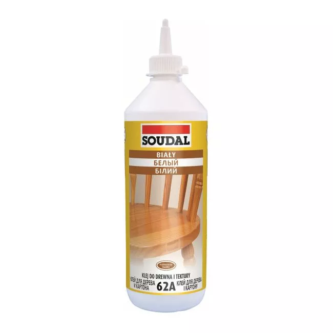 SOUDAL Klej do drewna 62A 750ml/biały