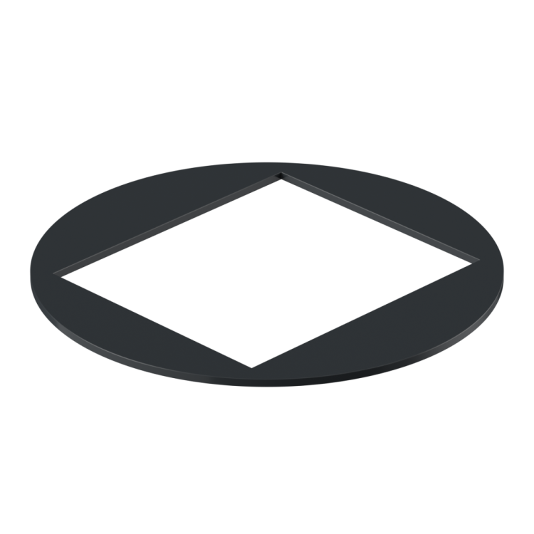 GALECO STAL2 Klapka pod rurę kwadratową (80)