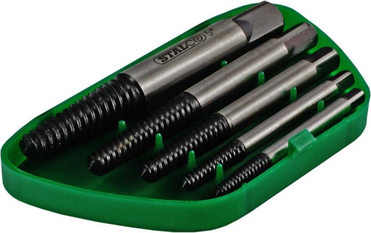 STALCO Wykrętaki do śrub 5 elementów, 4-11mm