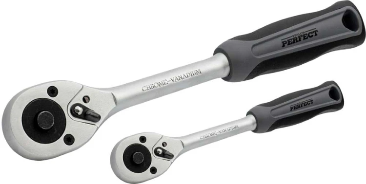 STALCO Rękojeść z grzechotką CR-V 1/4", 145mm