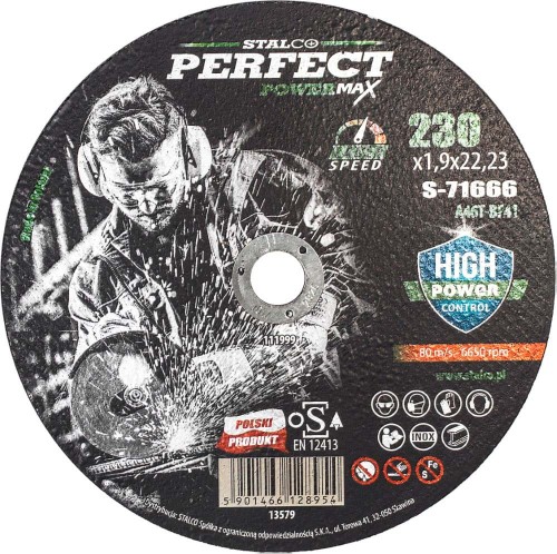 STALCO Tarcza do metalu płaska, 230x1,9