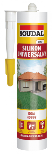 SOUDAL Silikon uniwersalny 280 ml czarny