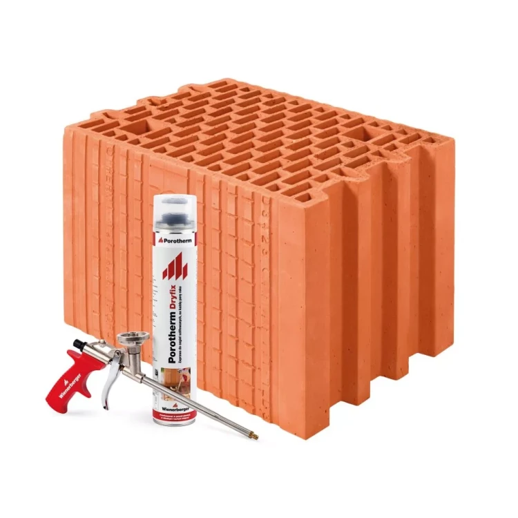 Pustak ceramiczny Porotherm 25 Dryfix P+W (250 mm x 373 mm x 249 mm)