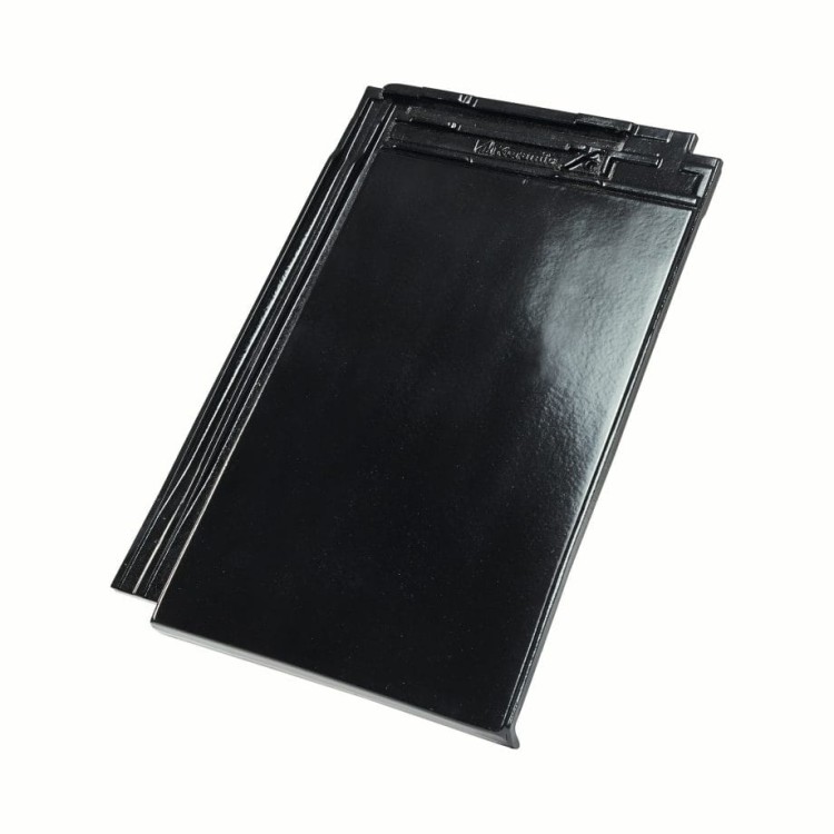 Dachówka ceramiczna płaska Wienerberger Koramic Orea 9 czarna angobowana szlachetna