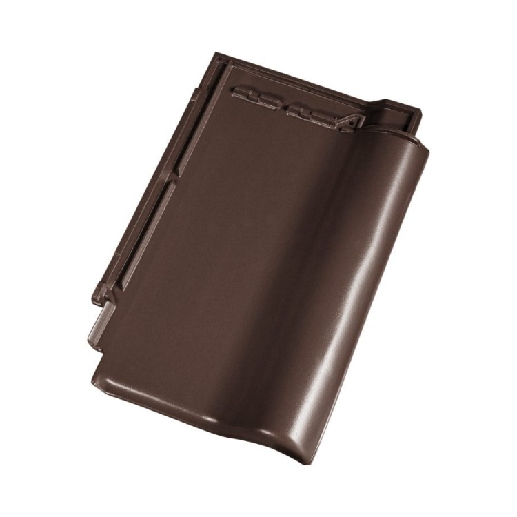 Dachówka ceramiczna renesansowa Wienerberger Koramic Alegra 9 ciemnobrązowa angobowana