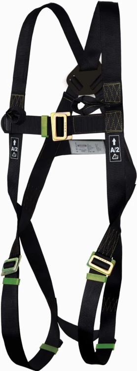 STALCO Szelki bezpieczeństwa 2-punktowe "Grekon", Czarny