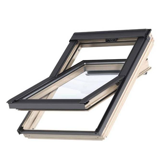 VELUX Okno drewniane 3-szybowe otwierane u góry GLL 1061 (MK08 78x140)