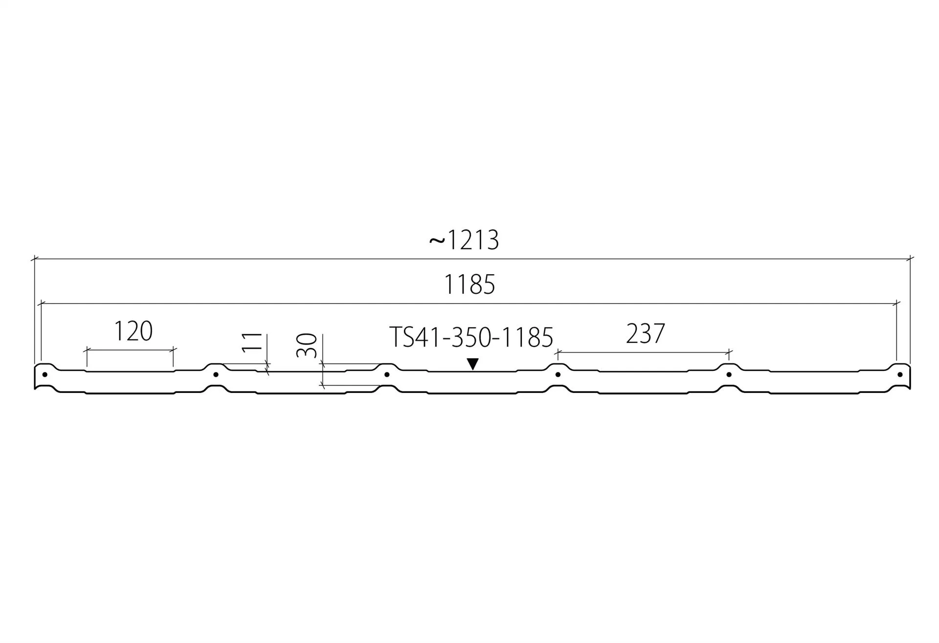 Ruukki Frigge rysunek techniczny